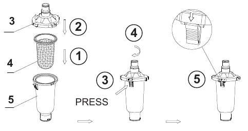INSTRUCCIONES DE CONFIGURACI&Oacute;N DEL ASPIRADOR PARA PISCINA - Paso 1