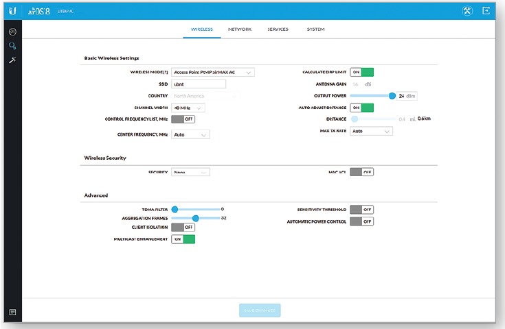 Configuraci&oacute;n con la responsabilidad de cumplimiento del instalador