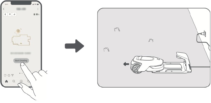 Crea un mapa de tu jard&iacute;n - Crear el l&iacute;mite - Paso 1