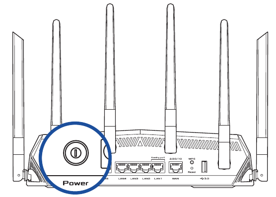 Instale su router - Paso 1
