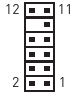 Conector de m&oacute;dulo JTPM1 TPM