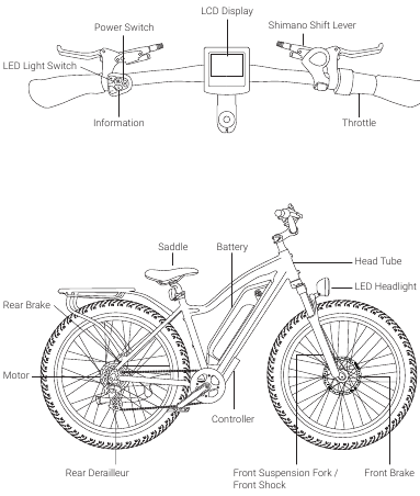 Especificaciones de la bicicleta