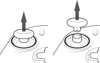 Cambiar los cabezales de los joysticks - Paso 1