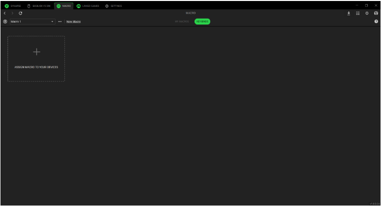 CONFIGURACI&Oacute;N DEL DISPOSITIVO - Vinculaci&oacute;n de una macro a una tecla