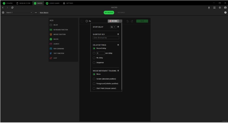 CONFIGURACI&Oacute;N DEL DISPOSITIVO - Creaci&oacute;n de la nueva macro