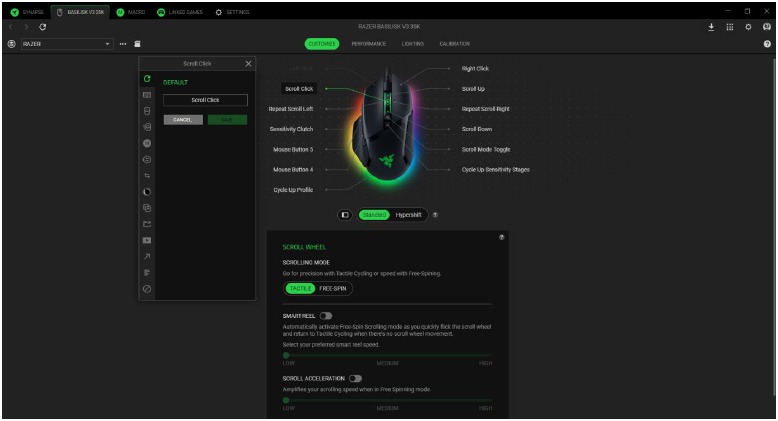 CONFIGURACI&Oacute;N DEL DISPOSITIVO - Asignaci&oacute;n de una tecla espec&iacute;fica