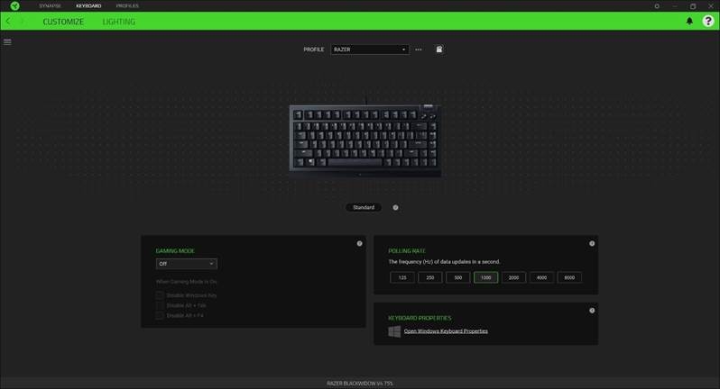 CONFIGURACI&Oacute;N - TECLADO - Personalizar