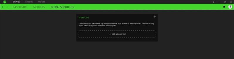 CONFIGURACI&Oacute;N - PESTA&Ntilde;A SYNAPSE - Atajos globales