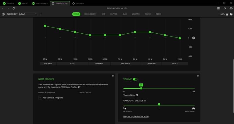 CONFIGURACI&Oacute;N DE LOS AURICULARES RAZER - Audio equalizer 