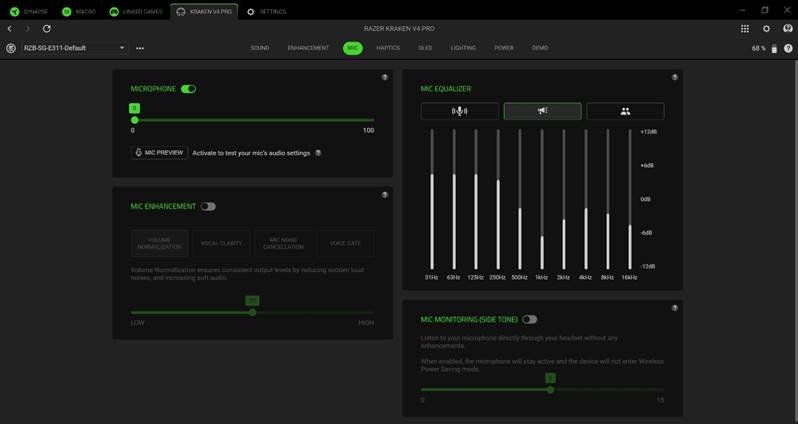 CONFIGURACI&Oacute;N DE LOS AURICULARES RAZER - Mic