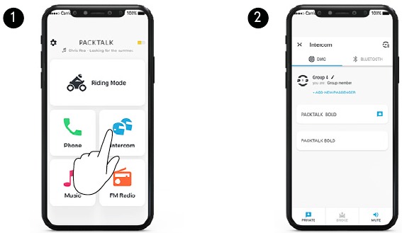 DMC Intercom - Setting a Private Chat Partner