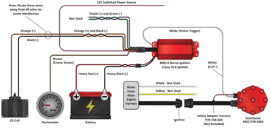DIAGRAMAS DE CABLEADO DE ENCENDIDO - Ejemplo 6