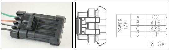 Conector de toma de corriente