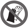 Guantes no; Conexi&oacute;n a tierra correcta