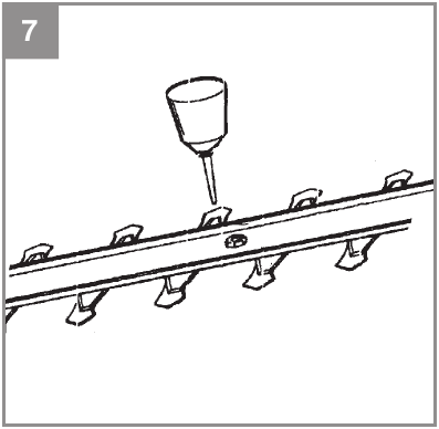 Lubricaci&oacute;n de las cuchillas