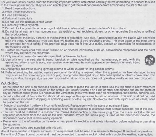 INSTRUCCIONES DE SEGURIDAD IMPORTANTES