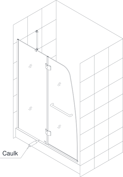 Instalaci&oacute;n de la puerta de ducha/ba&ntilde;era - Paso 10