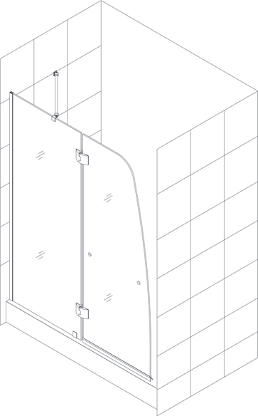 Instalaci&oacute;n de la puerta de ducha/ba&ntilde;era - Paso 7