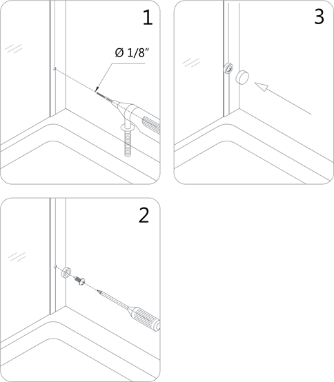 Instalaci&oacute;n de la puerta de ducha/ba&ntilde;era - Paso 9