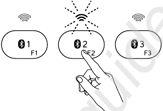 Empareje una tecla de Bluetooth con otro dispositivo: paso 2