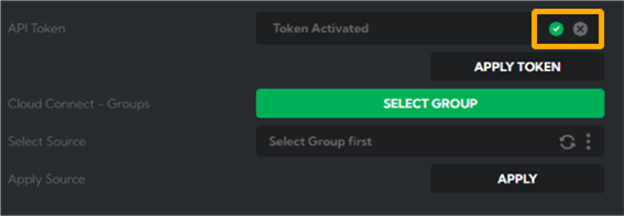 Creaci&oacute;n de un token de API de Cloud Connect - Paso 2