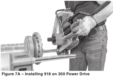 Instalaci&oacute;n en el 300 Power Drive - Paso 1