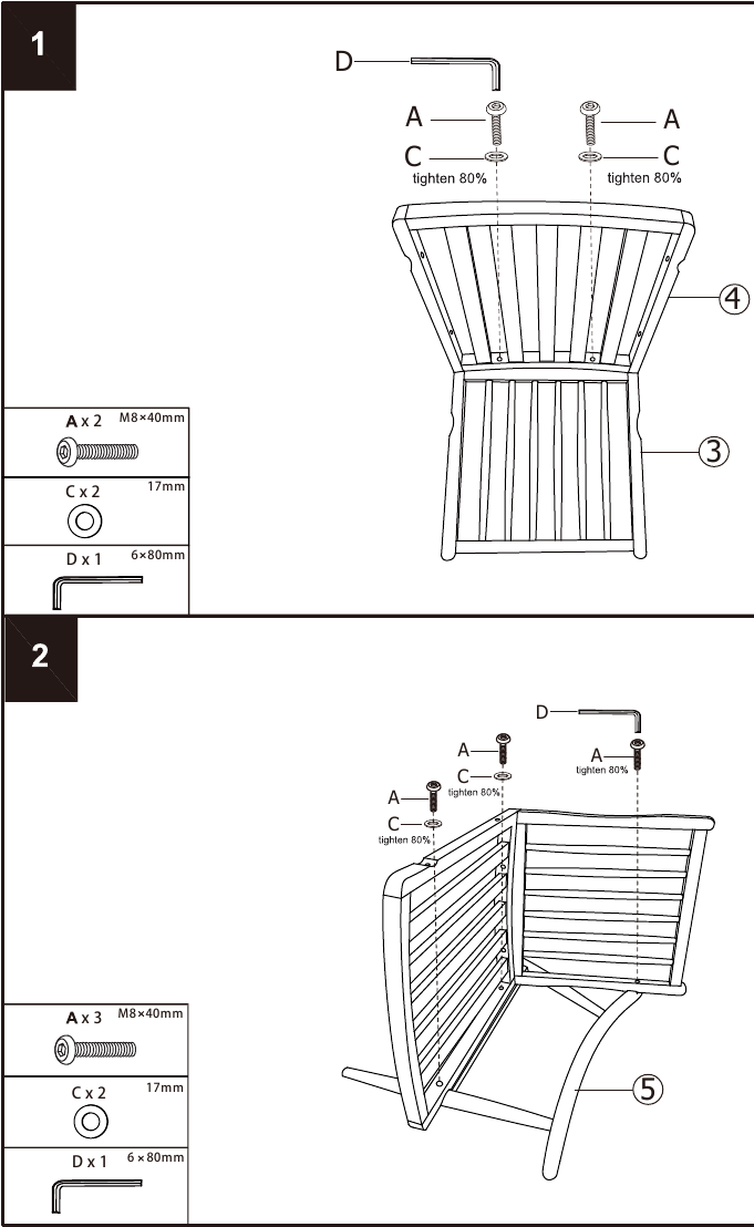 Instrucciones de montaje - Paso 2