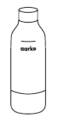 Solo use la botella de PET de Aarke en el Carbonator de Aarke.