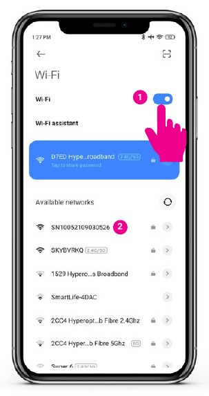 Wi-Fi del cargador