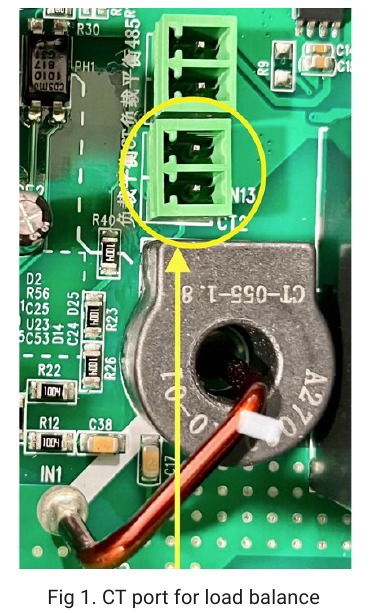 Cableado y conexi&oacute;n de la pinza CT - Paso 2