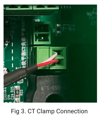 Cableado y conexi&oacute;n de la pinza CT - Paso 4
