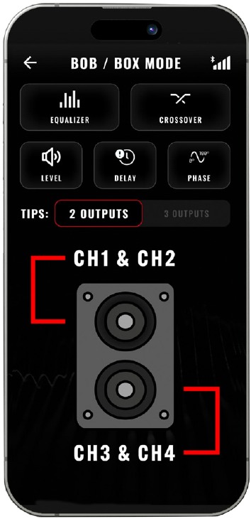 MODOS DE AJUSTE DE AUDIO - MODO BOB/BOX