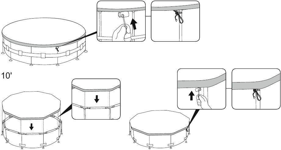 Mantenimiento continuo de la piscina