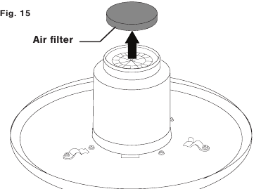 Mantenimiento - Limpieza del filtro de aire