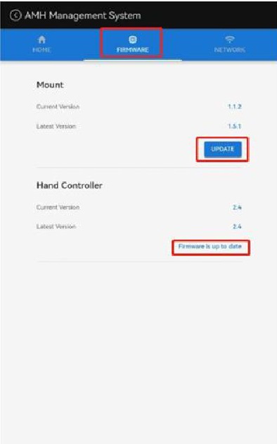 Actualizaci&oacute;n del firmware con la APP - Paso 4