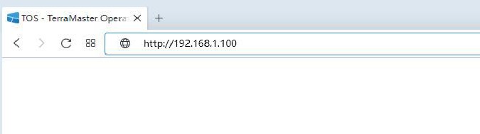 Iniciar sesi&oacute;n en TOS - A trav&eacute;s de la direcci&oacute;n IP de TNAS