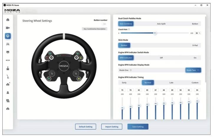 Configuraci&oacute;n del volante