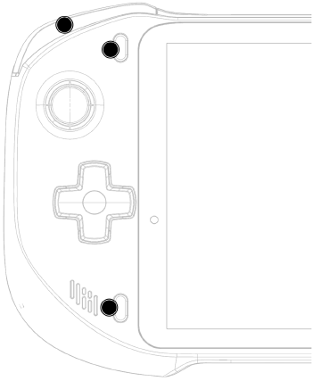 Cambio del modo de c&iacute;rculo del joystick - Paso 1