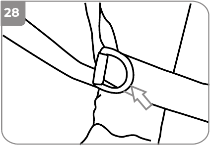 AJUSTE DE ALTURA DE LOS CINTURONES DE HOMBRO - Paso 3