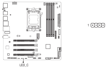 LED_C (conector de tira LED RGB)