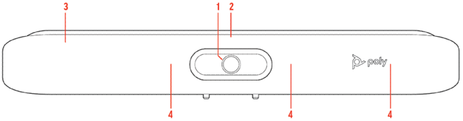 Caracter&iacute;sticas de hardware - Vista frontal