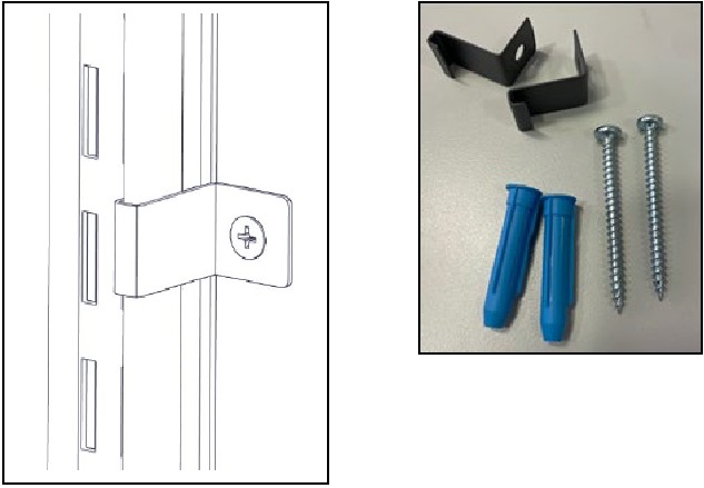 Fijaci&oacute;n de clips est&aacute;ndar