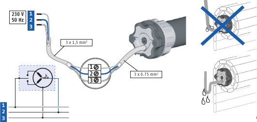 Fuente de alimentaci&oacute;n y cableado