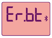 Mensaje de error: Error de conexi&oacute;n Bluetooth
