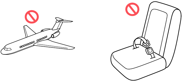 NO INSTALAR EN UNA AERONAVE