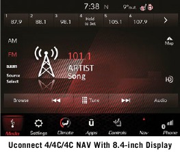 Radio Uconnect 4C Nav