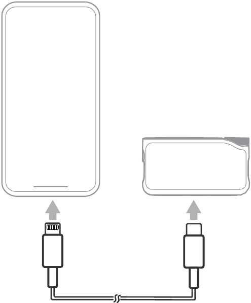 Uso con el tel&eacute;fono - Ejemplo 2 - Lightning