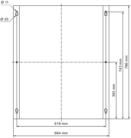 Planos de dimensiones - Parte 2 - Soporte de montaje