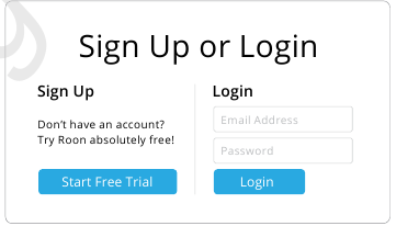 Registrarse e iniciar sesi&oacute;n - Creaci&oacute;n de una cuenta de Roon