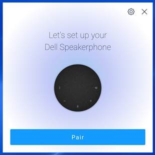 Pasos para emparejar a trav&eacute;s de Dell Pair